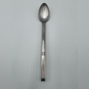LE CREUSET Stainless Steel Serving Spoon Metal Used Hanging